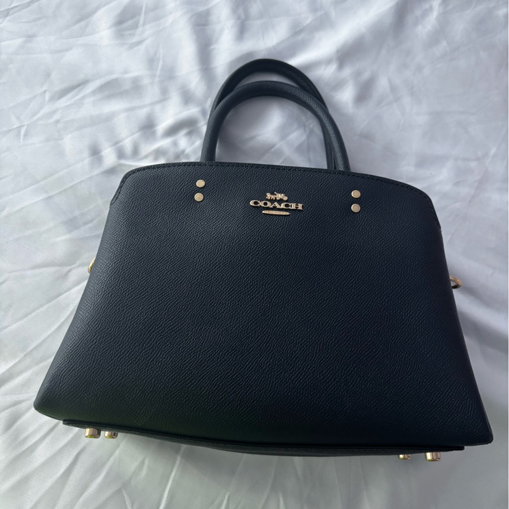 Coach dark Blue Leather Women's Bag
